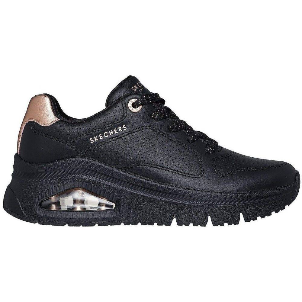 SKECHERS UNO FLEX: METALLIC HEEL WOMENS SHOES