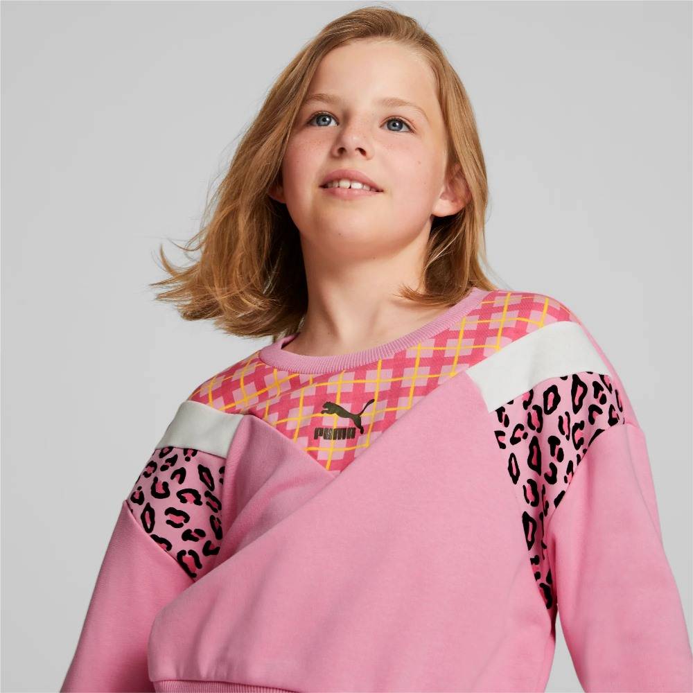 PUMA CLASSICS 90'S GIRLS PREPPY CREW