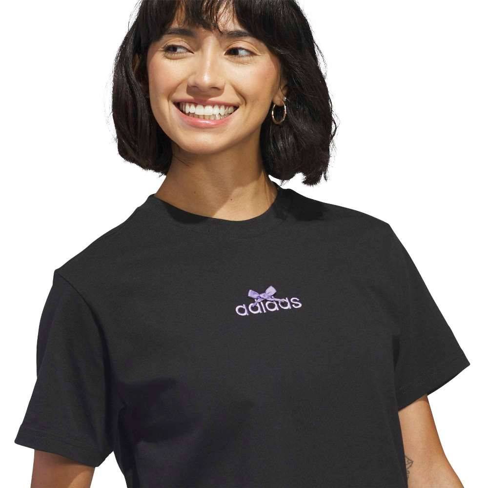 ADIDAS BOW ON LINEAR LOGO GRAPHIC T-SHIRT