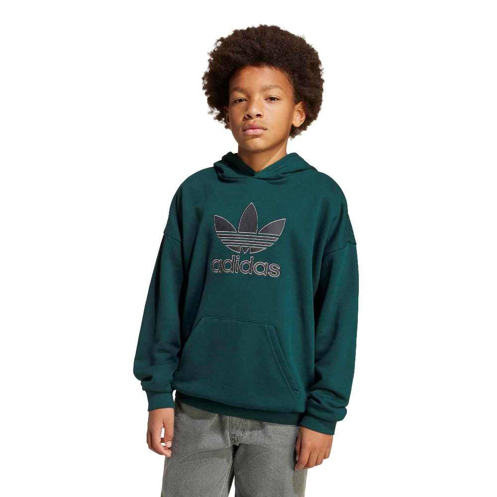 ADIDAS ORIGINALS YOUTH OVERSIZE HOODIE BIG LOGO EXECUTION