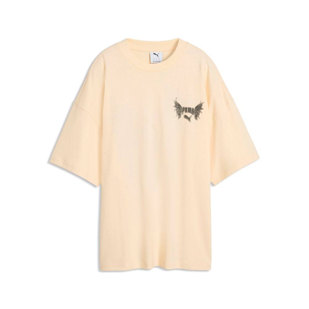 PUMA STREET GLAM OVERSIZED BEDAZZLED GRAPHIC TEE
