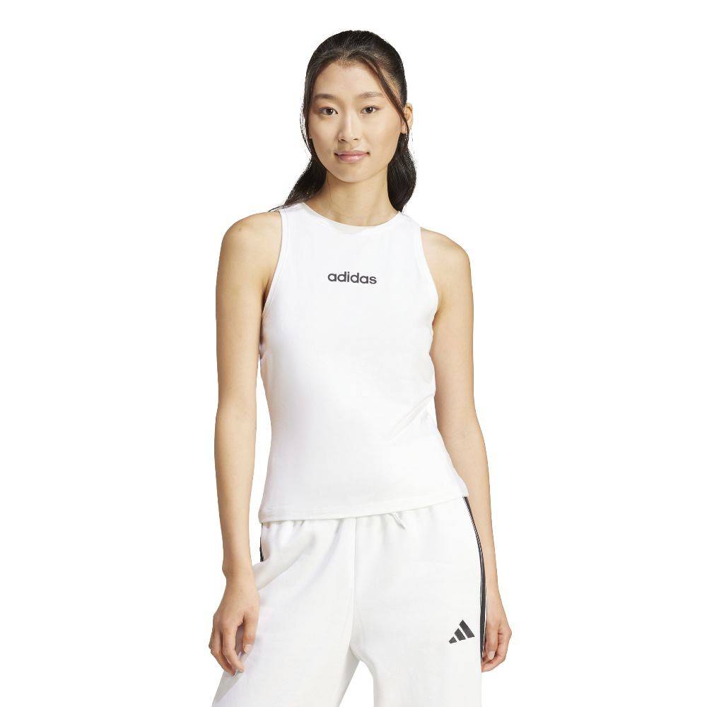 ADIDAS ESSENTIALS LINEAR SLIM COTTON TANK