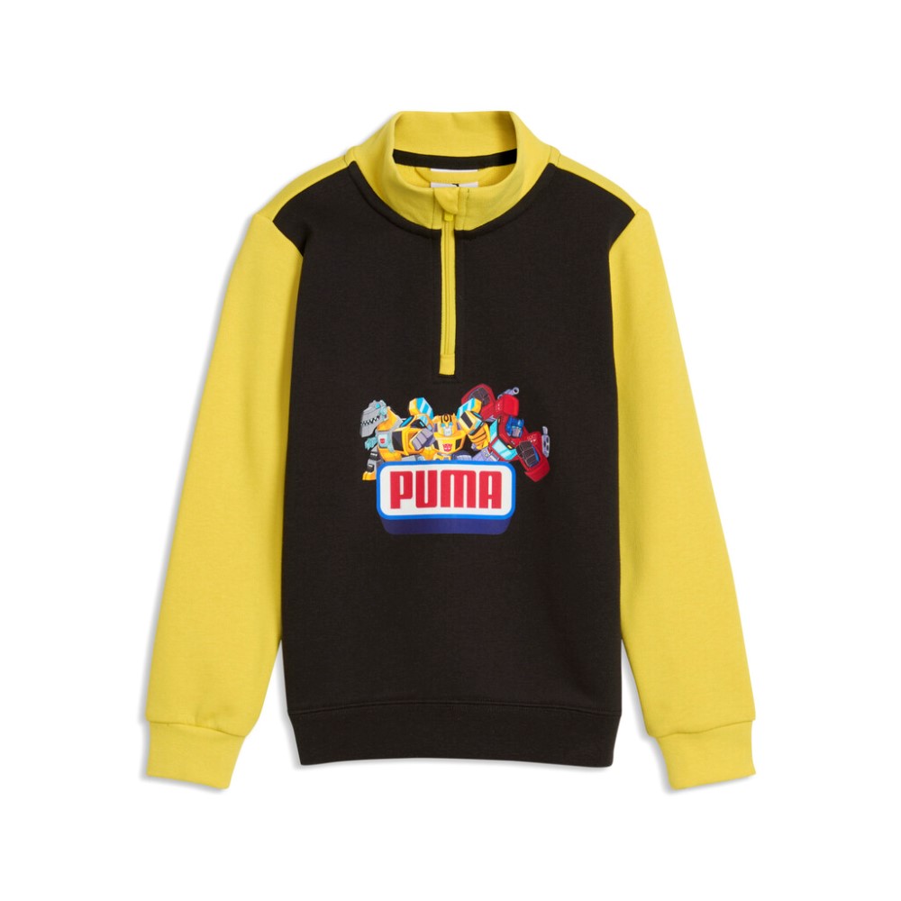 PUMA X TRANSFORMERS GRAPHIC HALF-ZIP