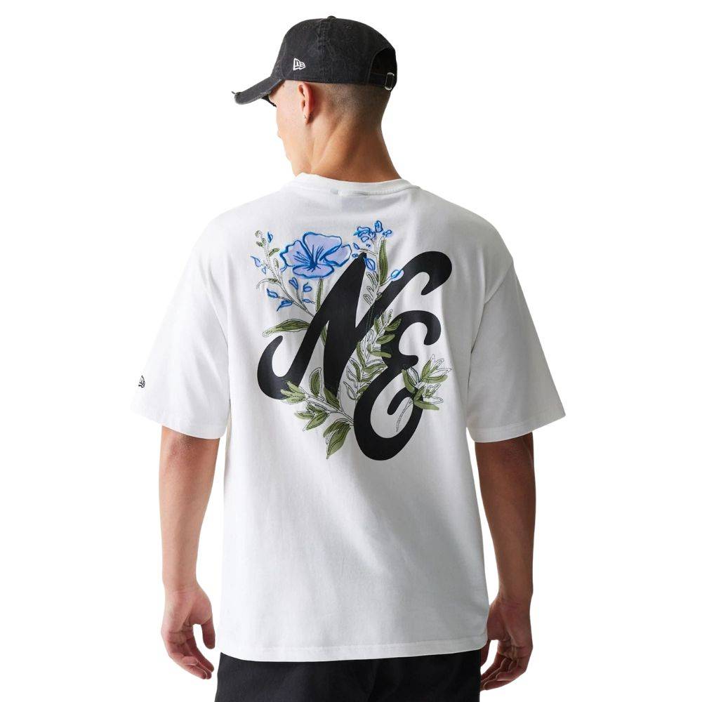 NEW ERA FLORAL GRAPHIC OVERSIZED TEE