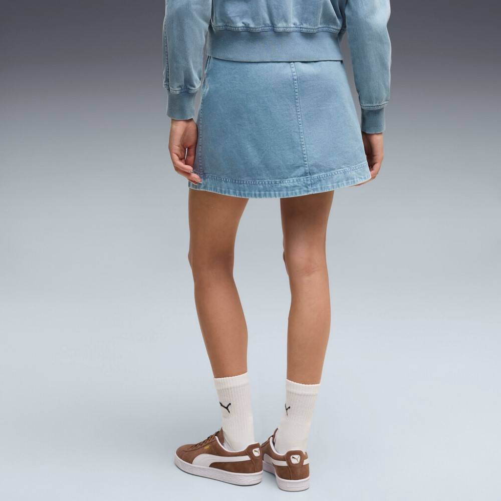 PUMA FUTURE.PUMA.ARCHIVE WASHED TWILL SKIRT
