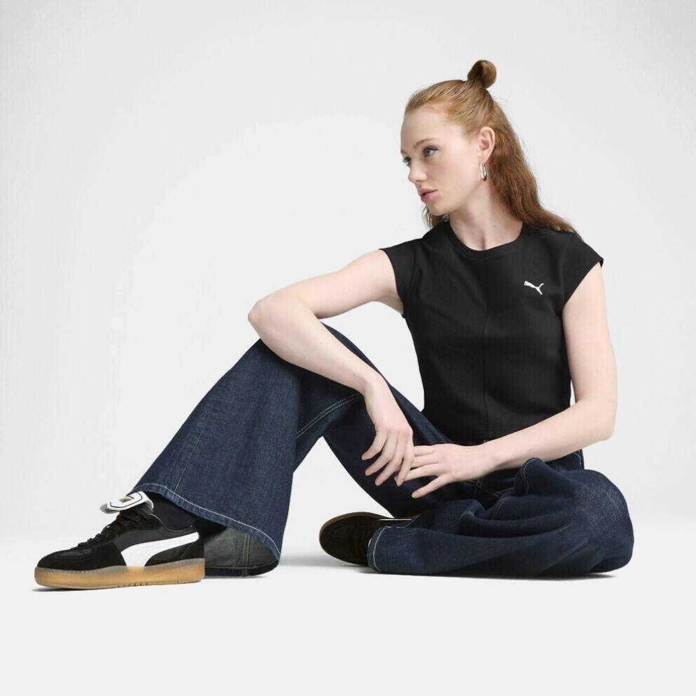 PUMA WARDROBE ESS RIBBED BABY TEE