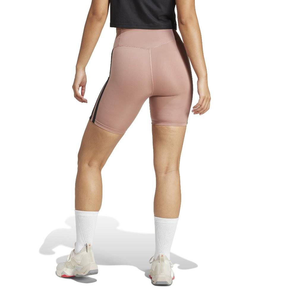 ADIDAS OPTIME ESSENTIALS WORKOUT 3-STRIPES SHORT LEGGINGS