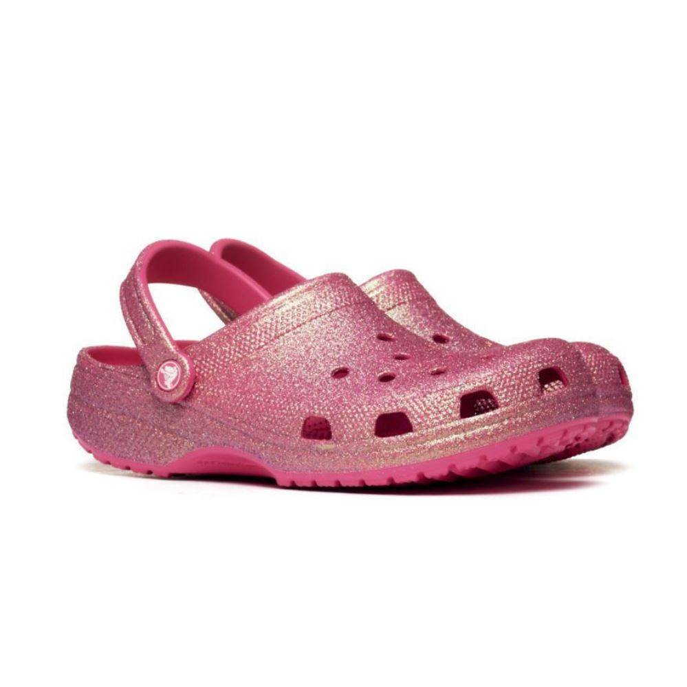 CROCS CLASSIC IRIDESCENT GLITTER CLOG