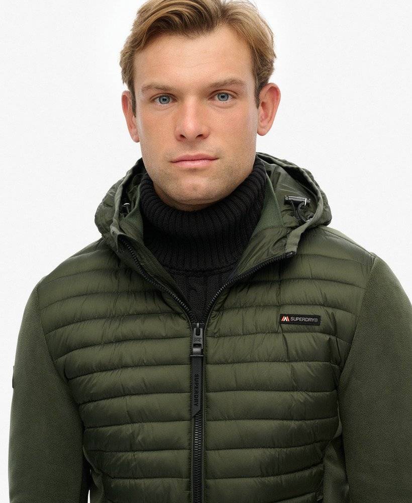 SUPERDRY HOOD STORM FLEECE HYBRID JACKET
