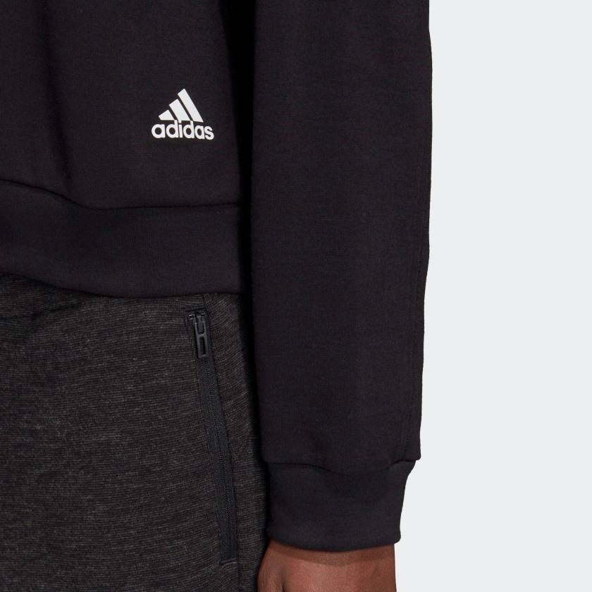 ADIDAS WOMENS PLEATED SWEATSHIRT