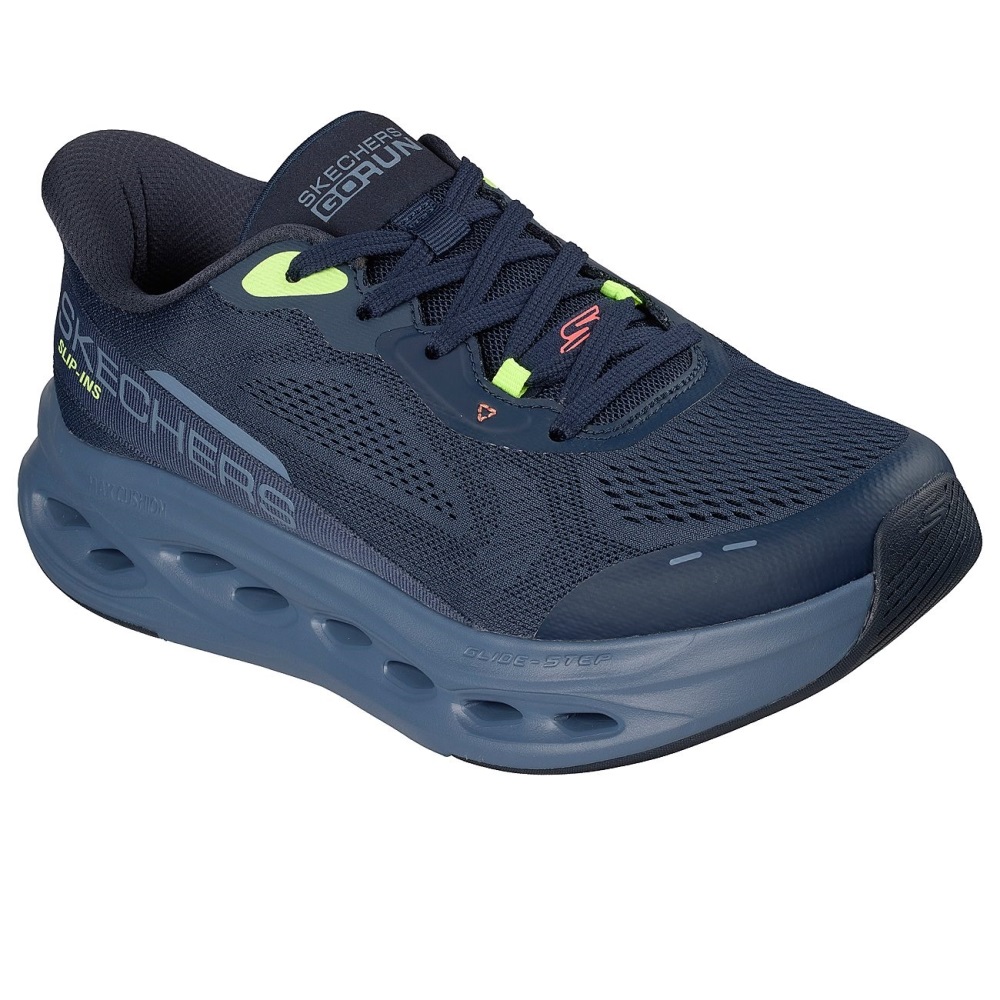 SKECHERS MENS ADVERT MAX CUSHIONING GLIDE-STEP