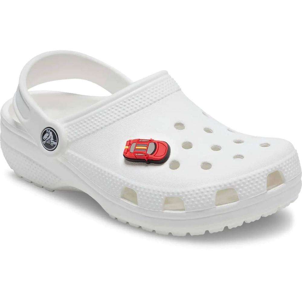 CROCS RED RACECAR JIBBITZ