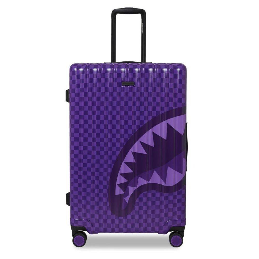 SPRAYGROUND PURPLE SHARK SHARKS IN PARIS FULL-SIZE LUGGAGE