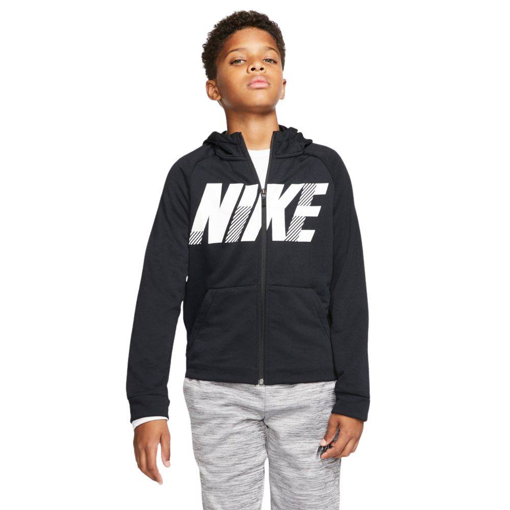 NIKE BOYS DRI FIT GRAPHICS FULL ZIP HOODIE