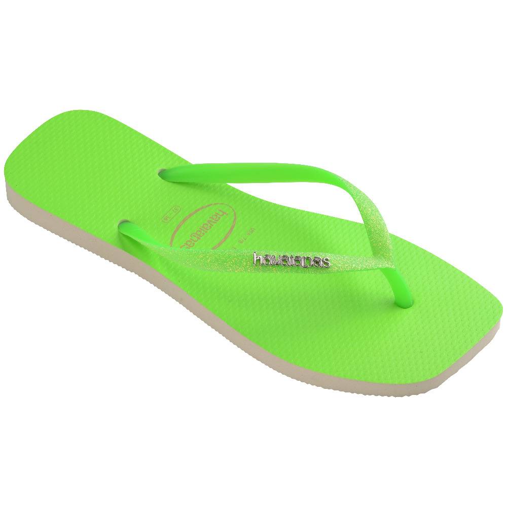 HAVAIANAS SLIM SQUARE GLITTER NEON