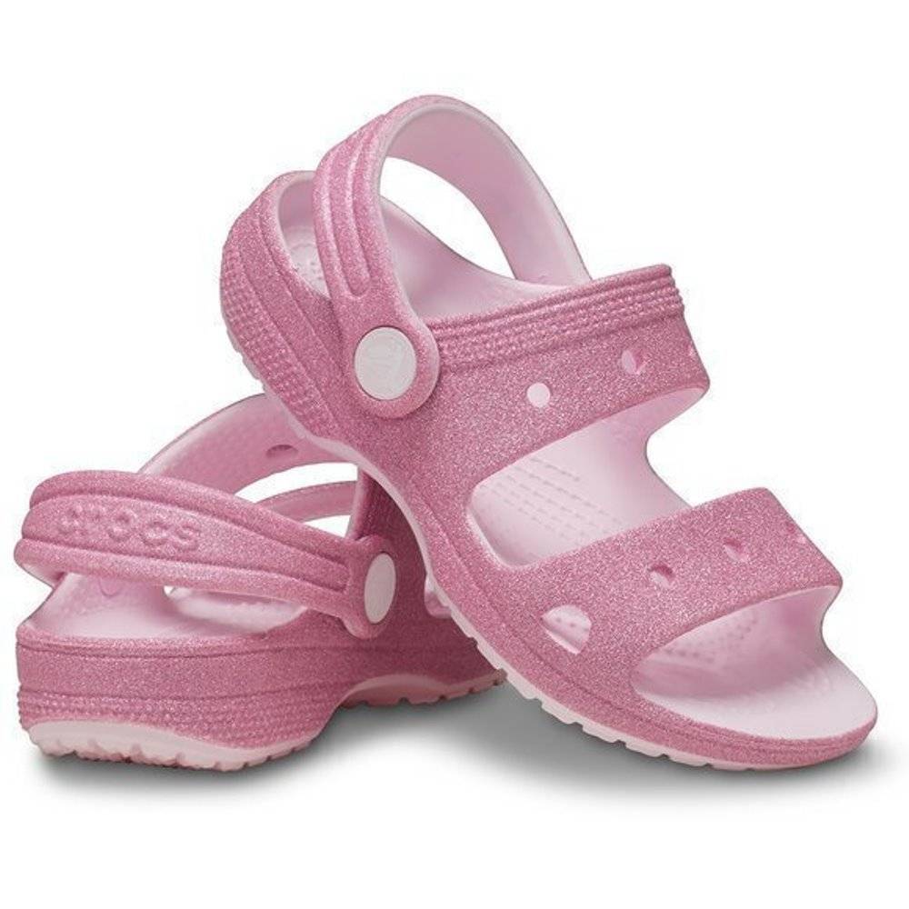 CROCS CLASSIC GLITTER TODDLERS SANDAL