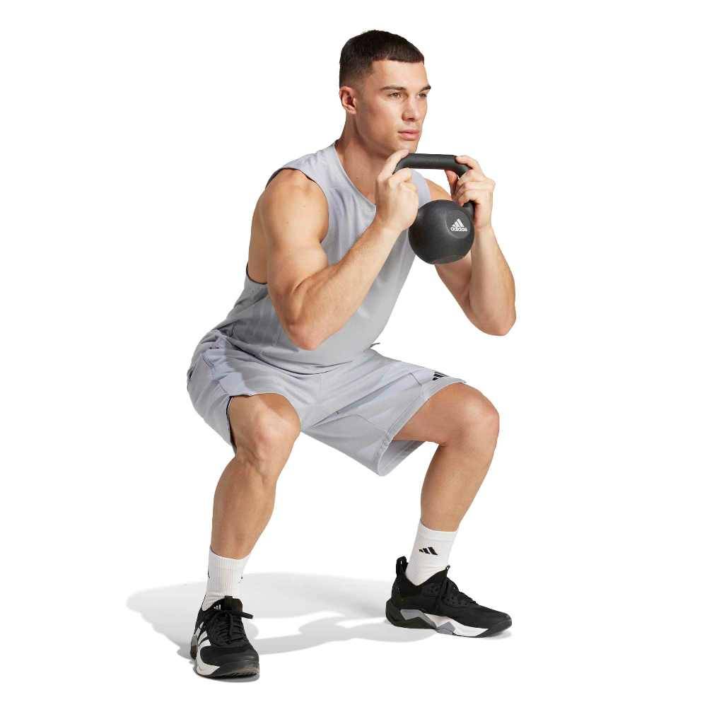 ADIDAS M D4T WORKOUT 3 STRIPES TANK
