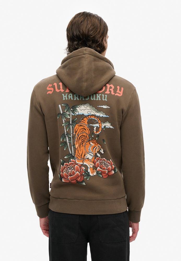 SUPERDRY TATTOO GRAPHIC HOODIE