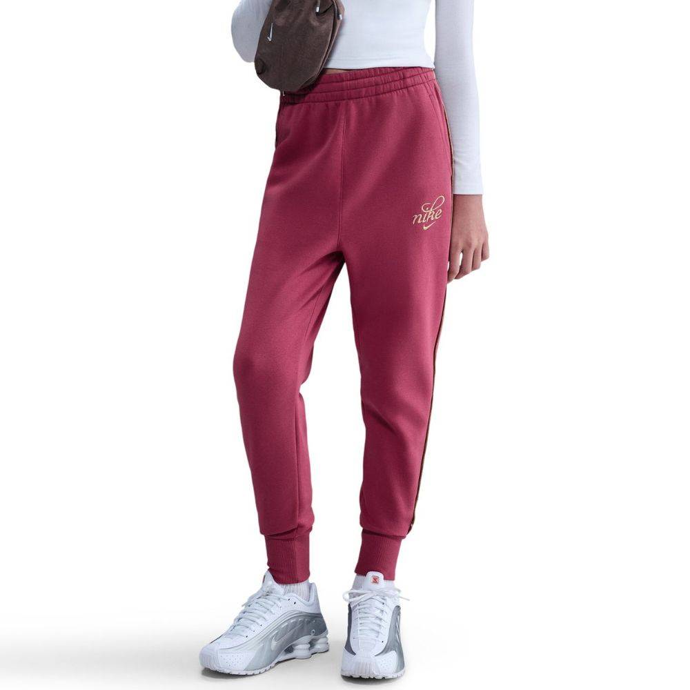 NIKE NSW GIRLS CLUB SHINE FLEECE OVERSIZED JOGGER