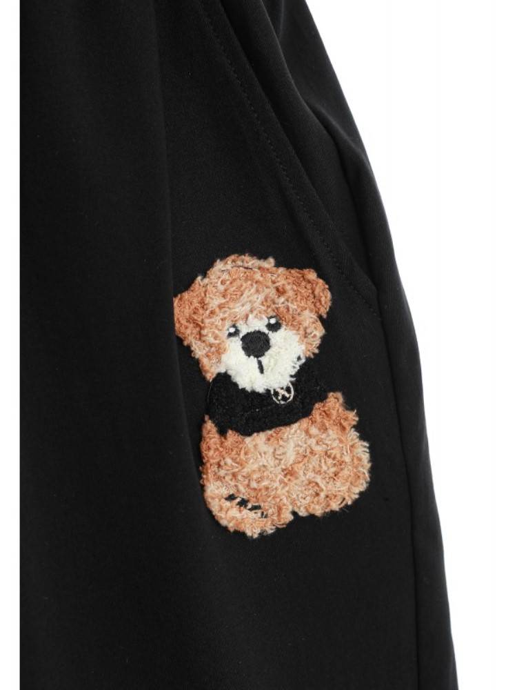 MWM TEDDY BEAR FLOCK PATCH REGULAR FIT SHORTS