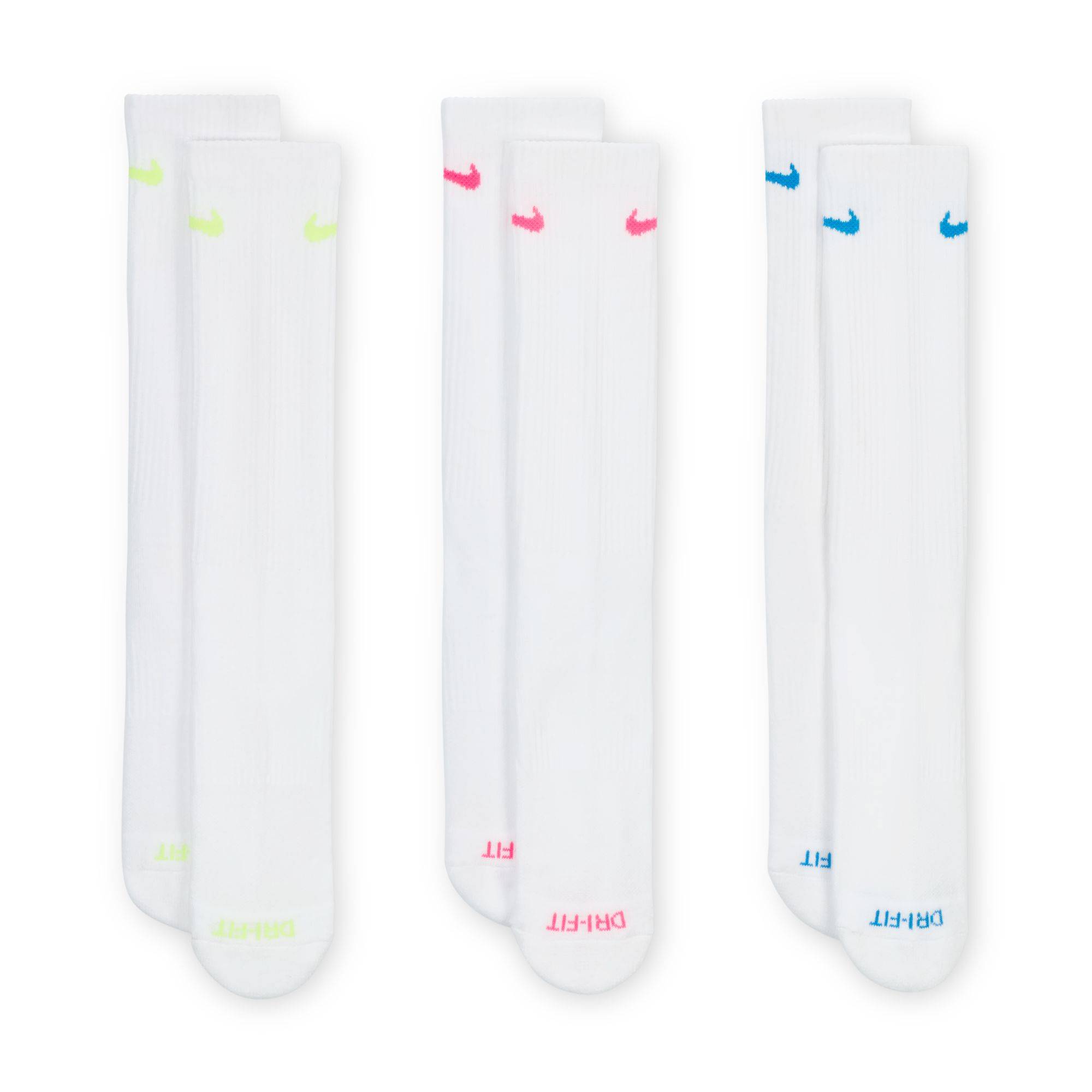 NIKE EVERYDAY PLUS CUSHION CREW 3-PAIRS SOCKS