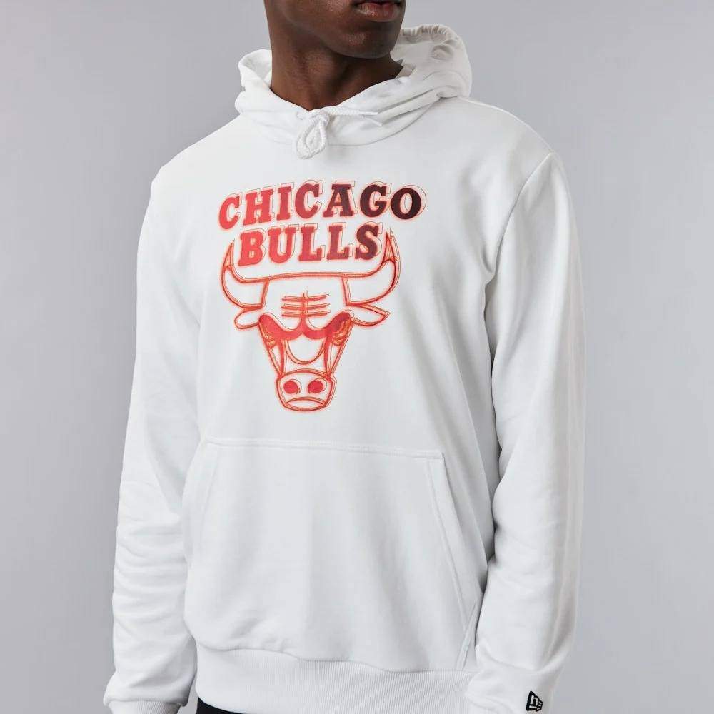 NEW ERA NBA CHICAGO BULLS NEON FADE HOODIE