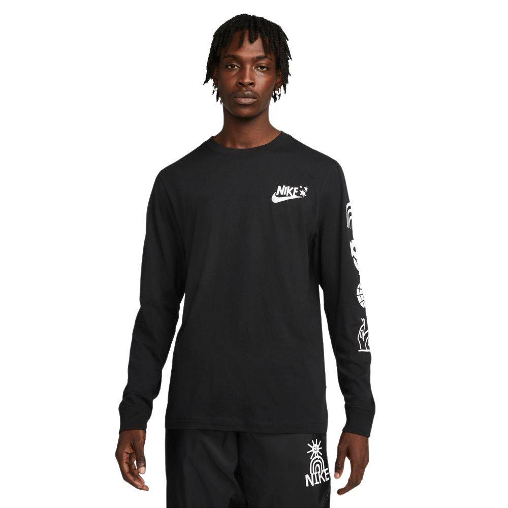 NIKE SPORTSWEAR JUBRID LONG-SLEEVE STATEMENT OPEN TEE