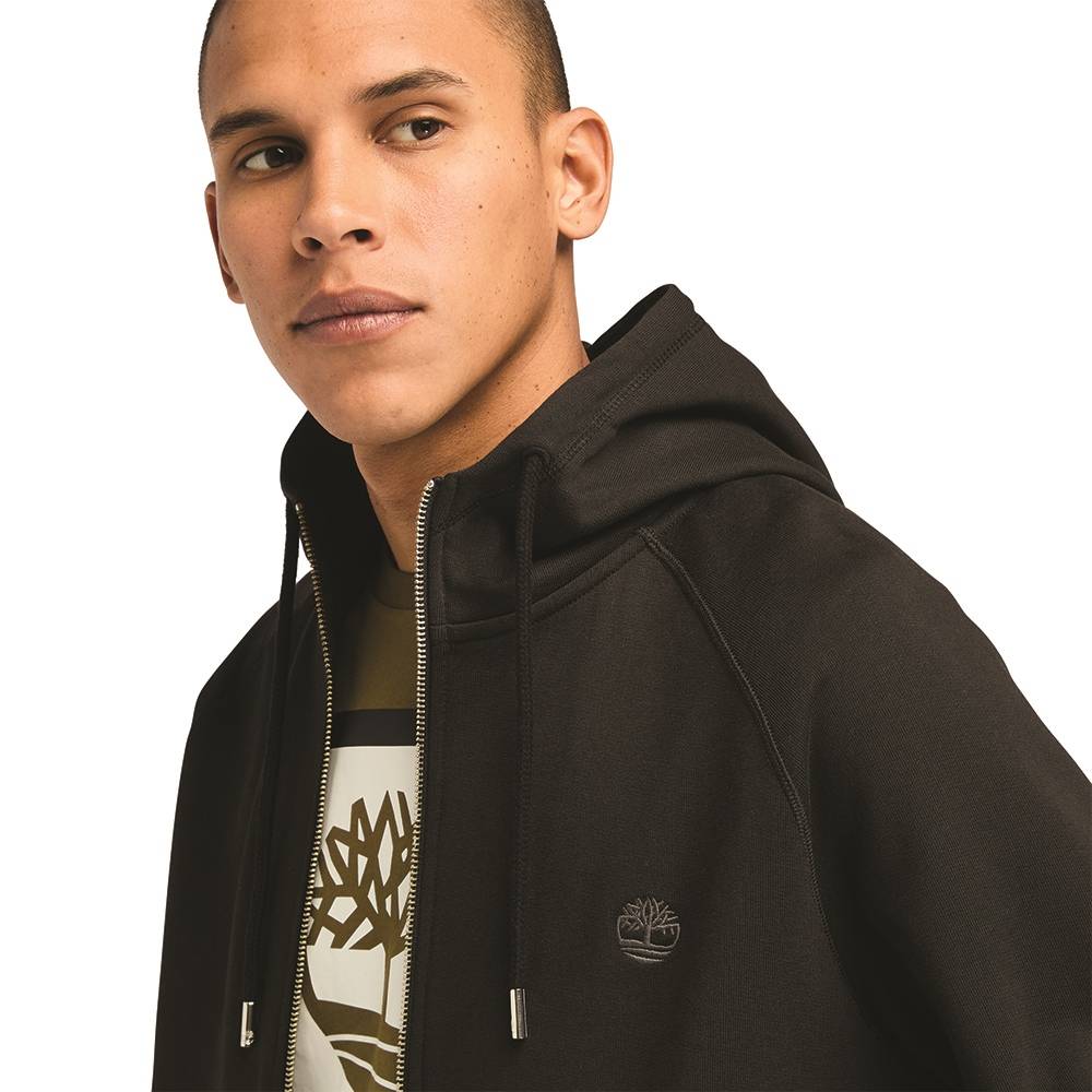TIMBERLAND EXETER RIVER BRUSHBACK FULL-ZIP HOODIE