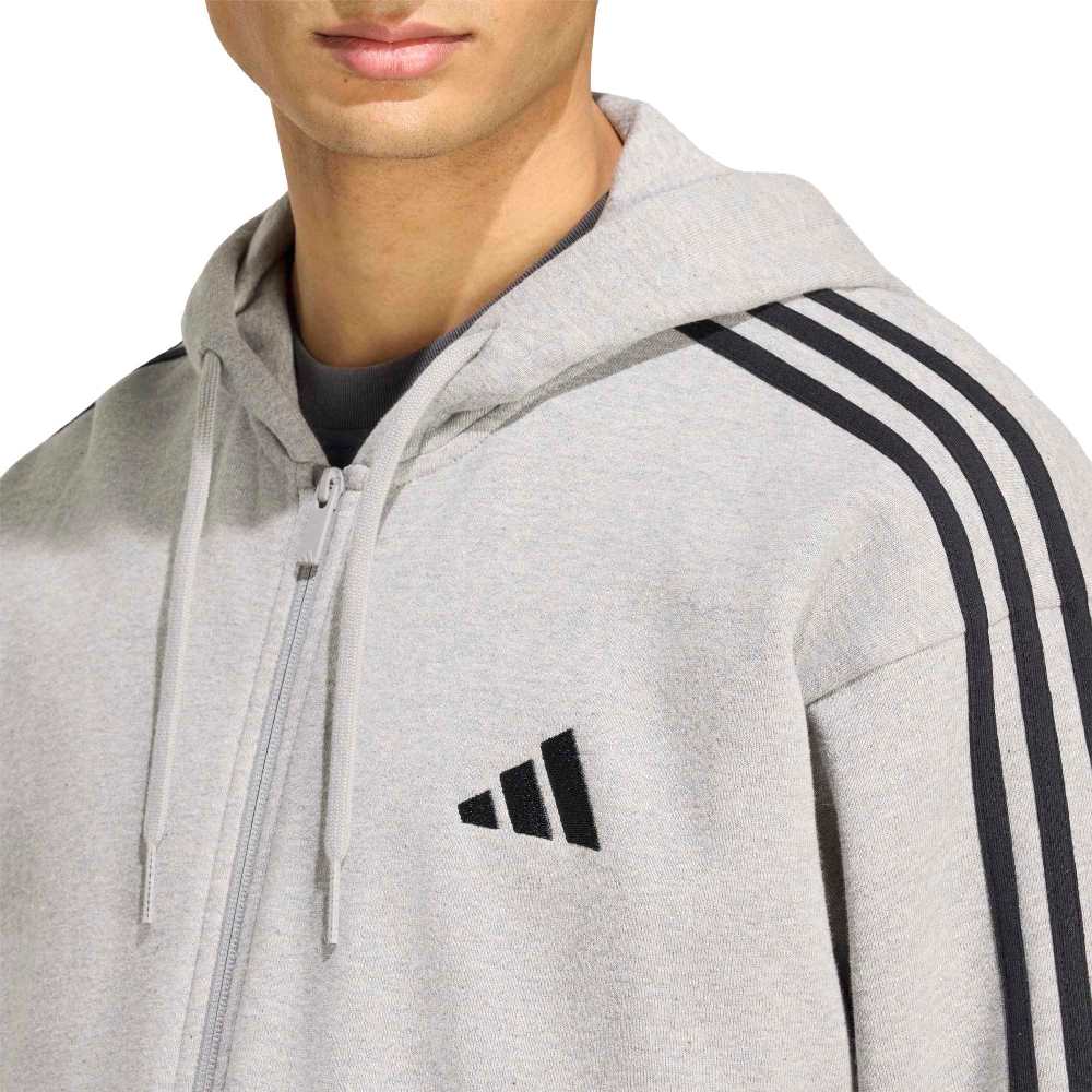 ADIDAS M ESSENTIALS 3-STRIPES FRENCH TERRY FULL-ZIP HOODIE