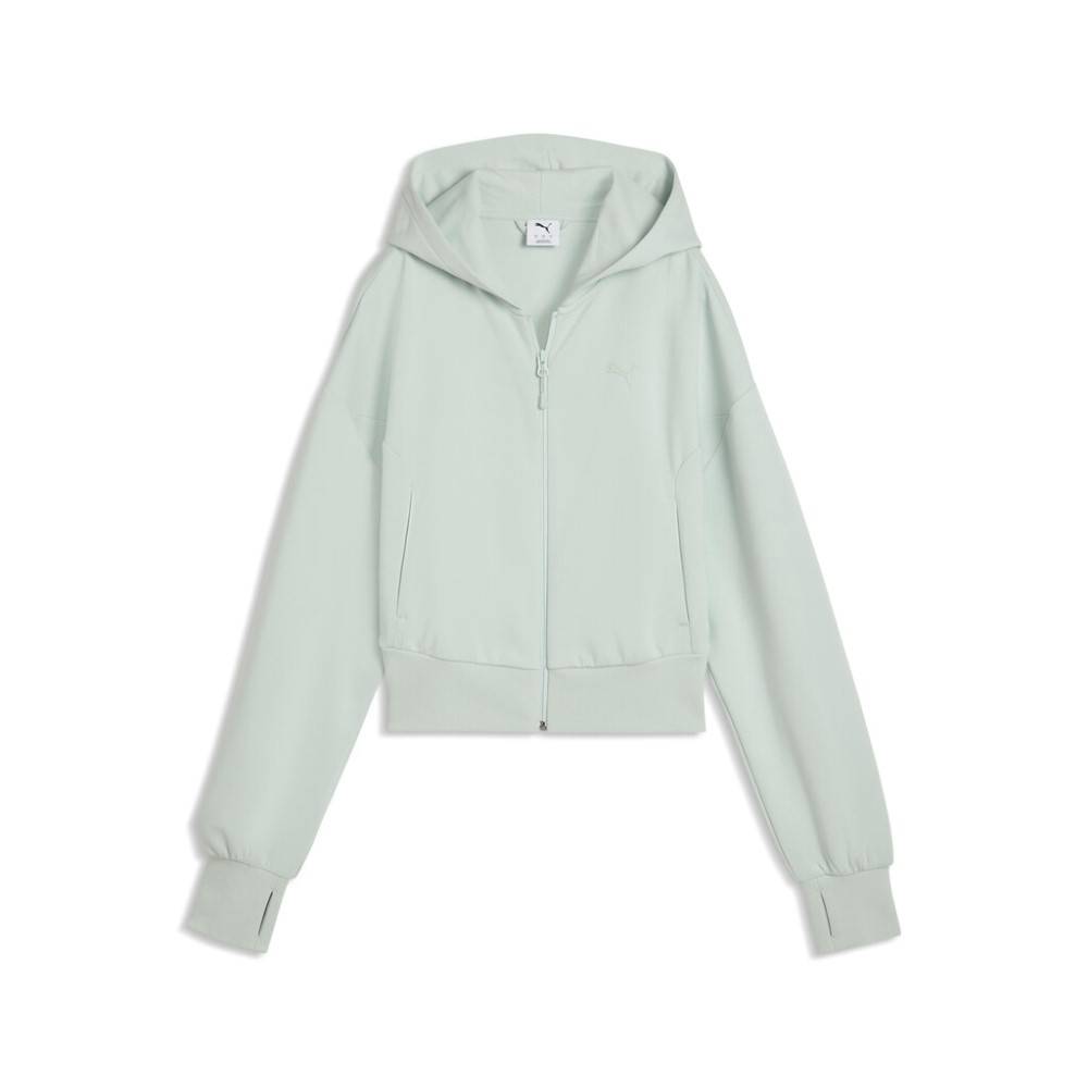 PUMA PUMATECH SENSE FULL-ZIP SOFT TOUCH DRYCELL HOODIE DK