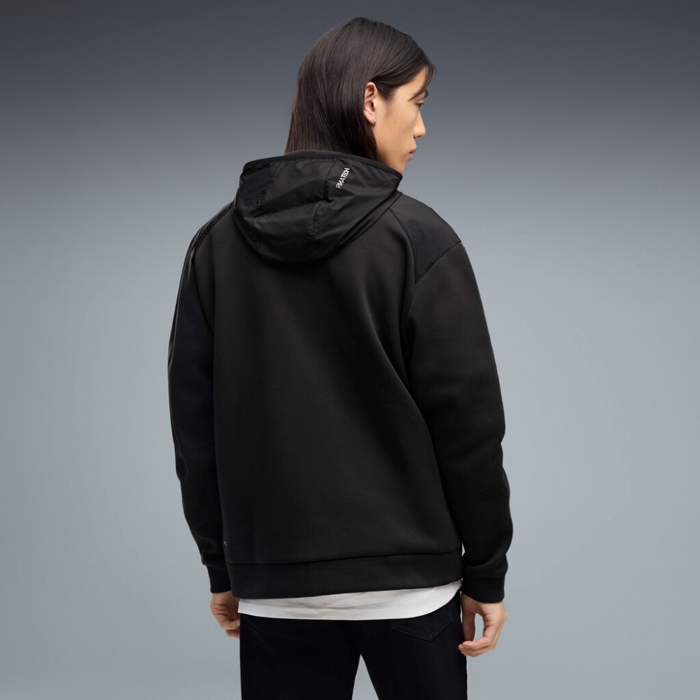 PUMA PUMATECH MATERIAL MIX FULL-ZIP HOODIE DK