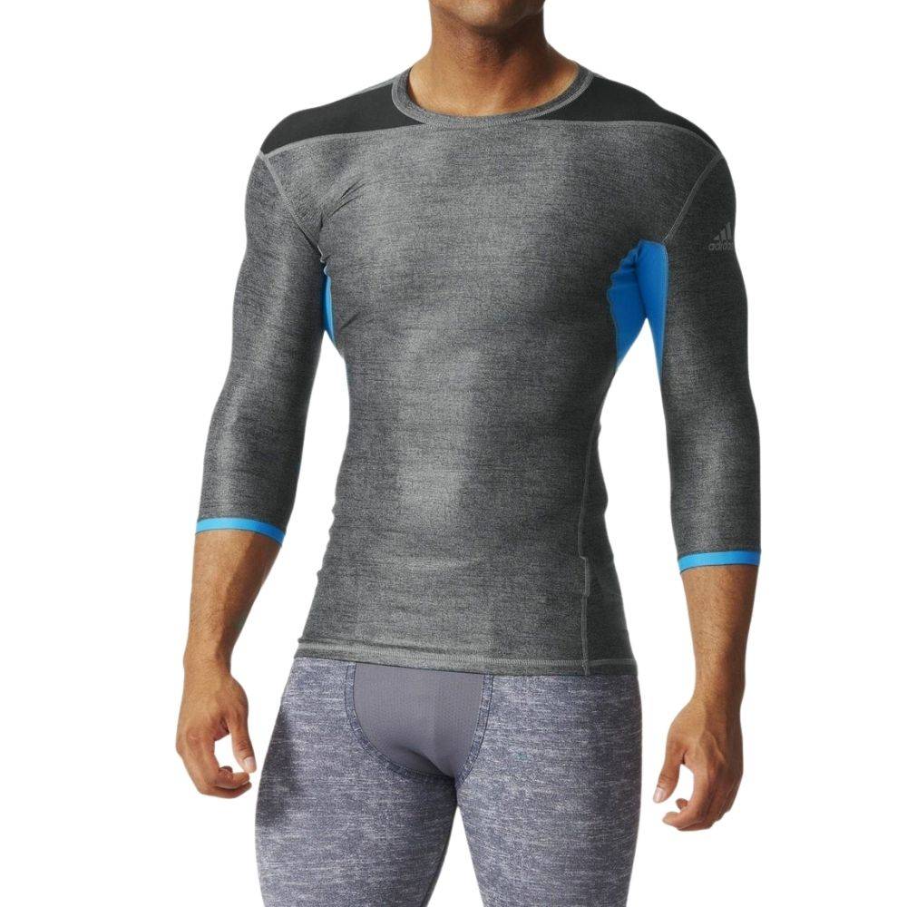 ADIDAS TECHFIT CHILL 3/4 TEE MENS