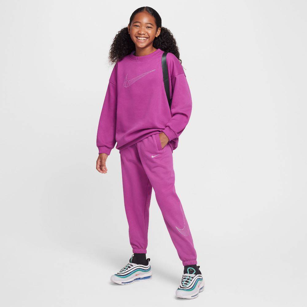 NIKE GIRLS NSW CLUB FLEECE LOOSE PANT