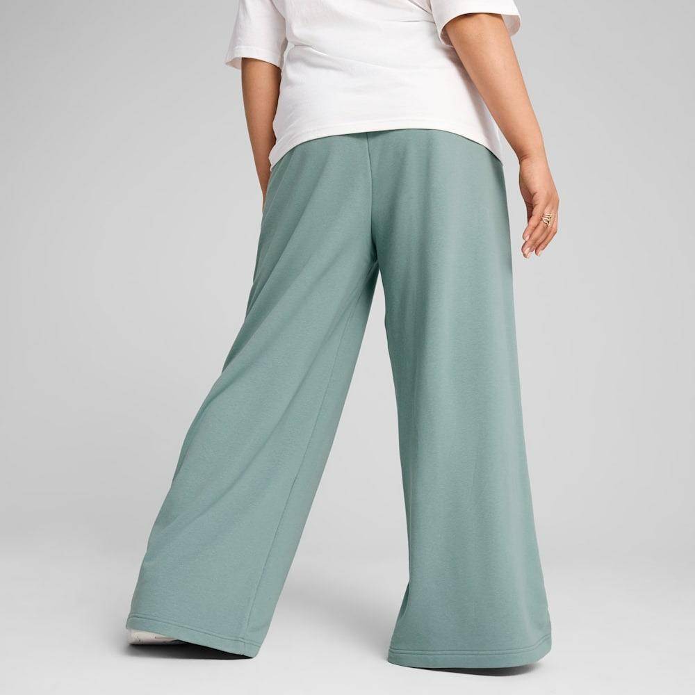 PUMA WARDROBE ESS RELAXED WIDE LEG SWEATPANTS TR