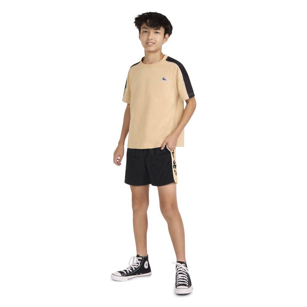 CONVERSE BOYS SS HIT W PIPING SHORT