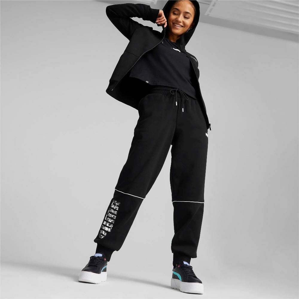PUMA POWER TAPE WOMENS FULL-ZIP HOODIE