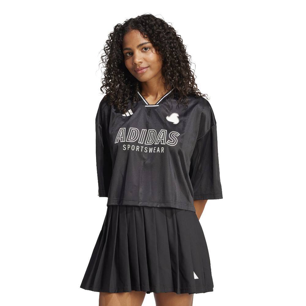ADIDAS TIRO CUT 3 STRIPES OVERSIZED MESH JERSEY