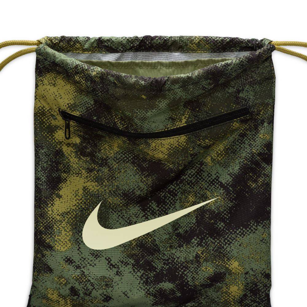 NIKE BRASILIA DRAWSTRING BAG 18L CAMO
