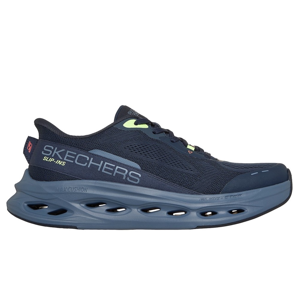 SKECHERS MENS ADVERT MAX CUSHIONING GLIDE-STEP