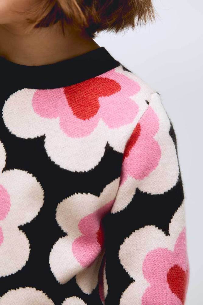 COMPANIA FANTASTICA SWEETHEART KNITTED JUMPER