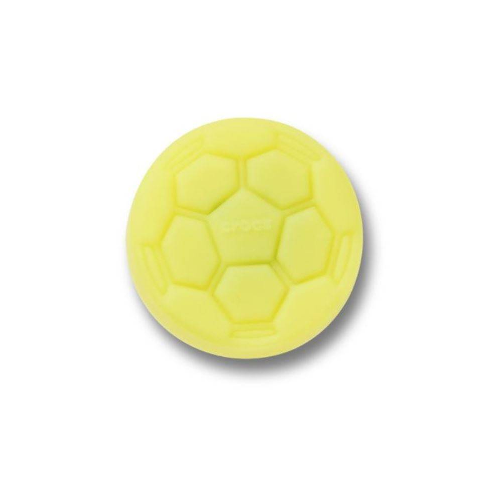 CROCS LIGHTS UP YELLOW SOCCER BALL JIBBITZ