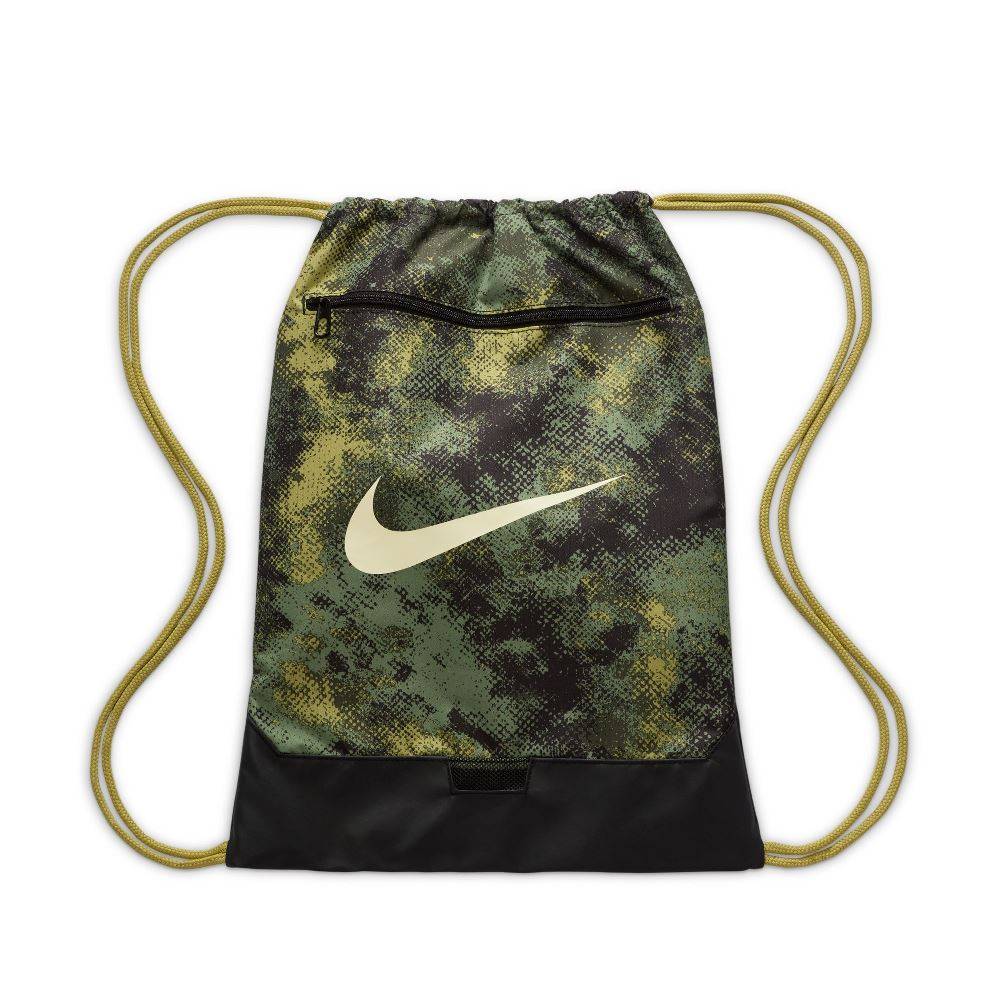 NIKE BRASILIA DRAWSTRING BAG 18L CAMO