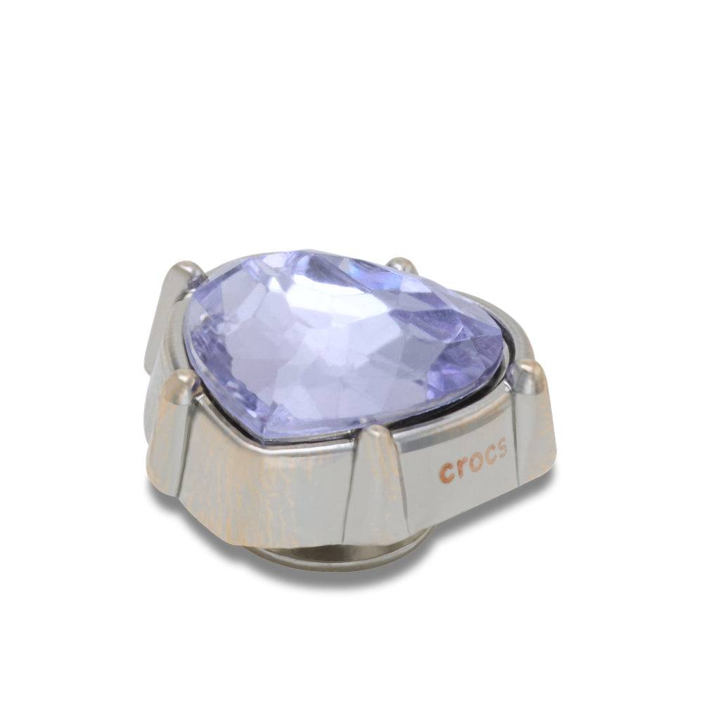 CROCS NIGHTSHADE  SMT GEM HEART JIBBITZ™ CHARM