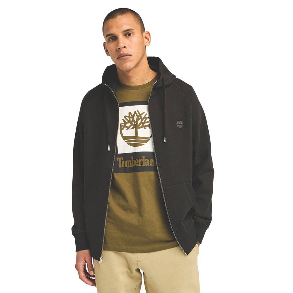 TIMBERLAND EXETER RIVER BRUSHBACK FULL-ZIP HOODIE