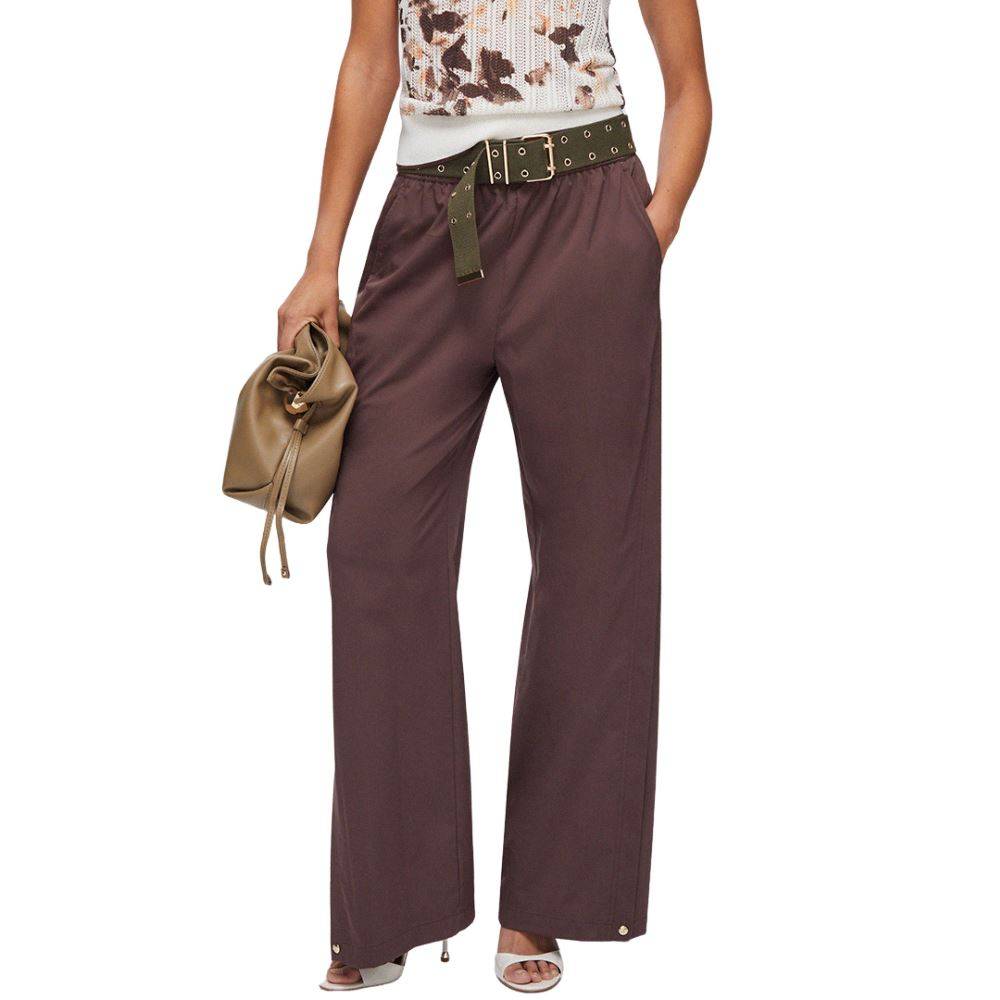 LIU JO TROUSERS WITH SLIT DETAILS