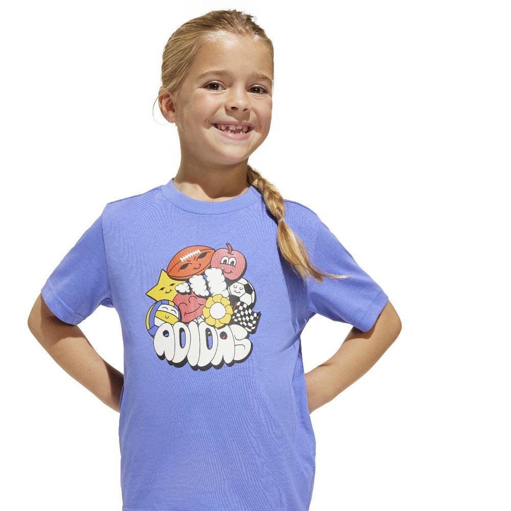 ADIDAS LITTLE KIDS FUN GRAPHIC T-SHIRT