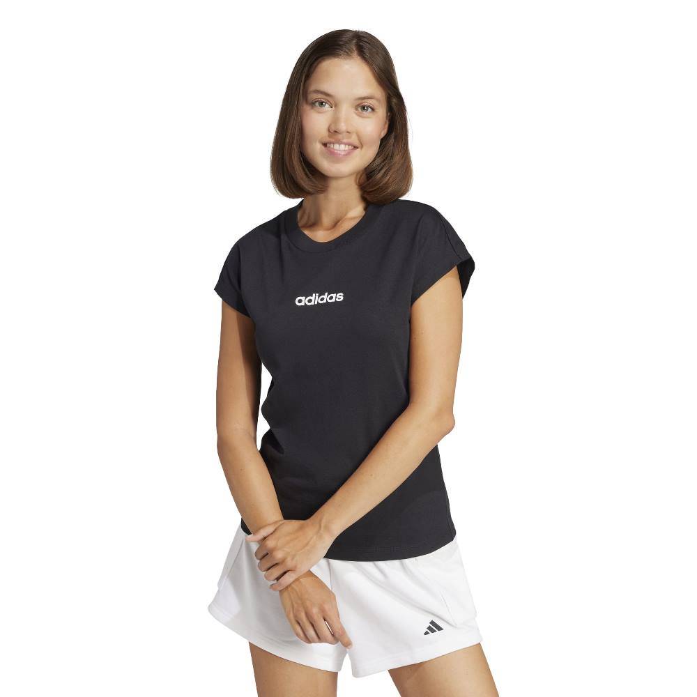 ADIDAS ESSENTIALS LINEAR COTTON T-SHIRT