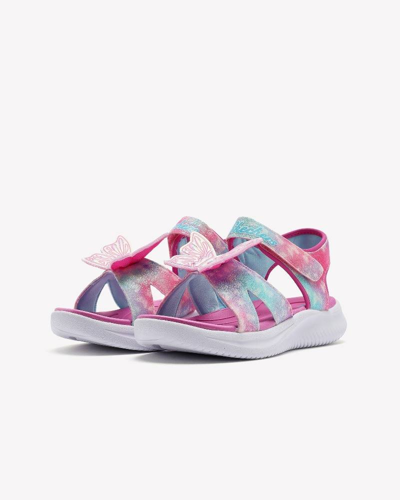 SKECHERS JUMPSTERS SANDAL: BUTTERFLY BRITES GIRLS SHOES