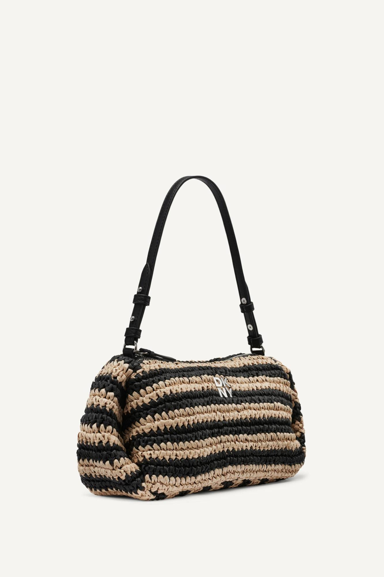 DKNY REMY RAFFIA SHOULDER BAG