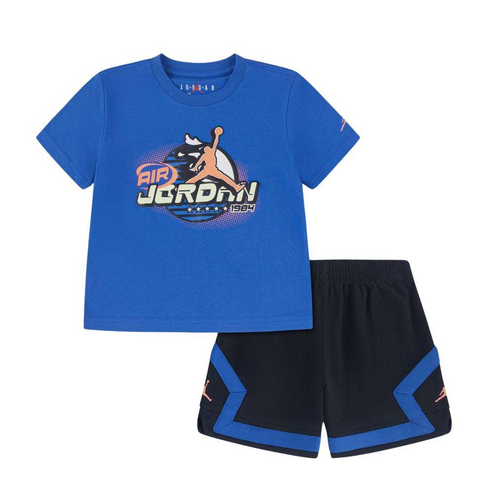 NIKE JORDAN LITTLE BOYS SUPER SPLASH TECH SHORT SET